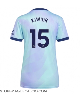 Arsenal Jakub Kiwior #15 Maglia Gara Terza Repliche 2024-25 Donna